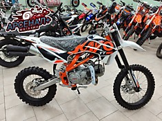 Питбайк KAYO TT160 17/14 KRZ (механ. сцепл., кикстартер)