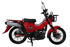Мопед ММ XTRAIL 2 (ПОЛУ-АВТОМАТ) (КРАСНЫЙ)
