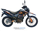 Мотоцикл Regulmoto TE 4 VALVE OIL (4 v,6 скоростей) ЧЕРНЫЙ/ОРАНЖЕВЫЙ
