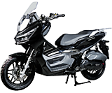 Скутер SPRMOTORS ADV MAX 50/150 (ЧЕРНЫЙ) (с кофром)